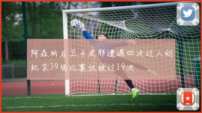 阿森纳后卫卡皮耶遭遇四次过人创纪录39场比赛仅被过19次